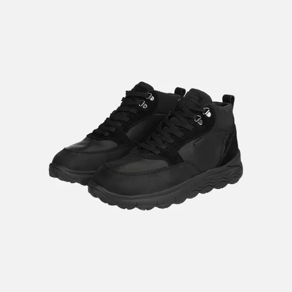 Men's Black Ankle Boots Geox Spherica 4X4 B ABX - Men