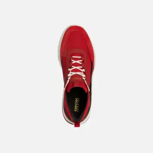 Red men's sneakers Geox Spherica Actif D - Men