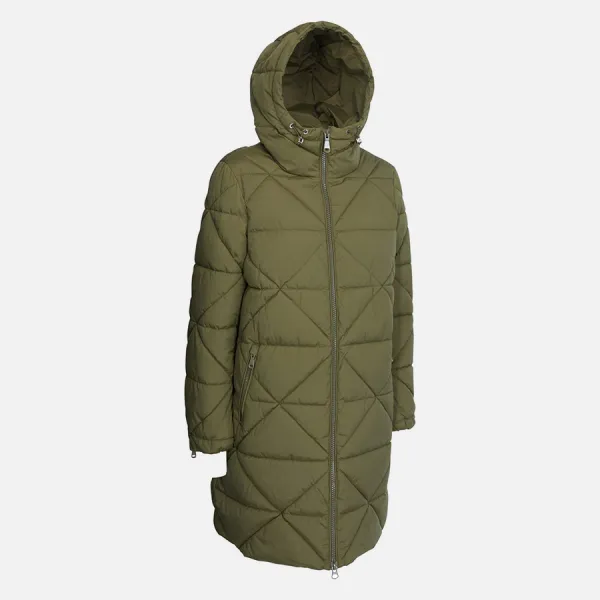 Khaki women's parka Geox Allenie - Women's