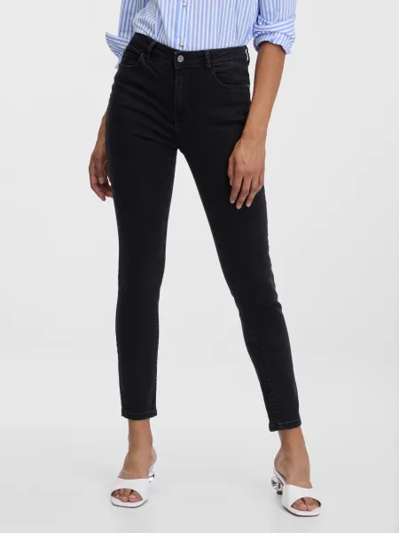 Black Women's Skinny Fit Jeans ORSAY - Women's