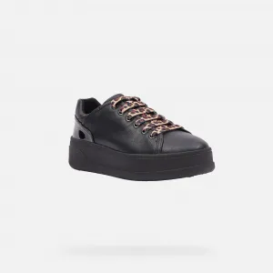 Black women's sneakers Geox Spherica Ecub-2 - Women's