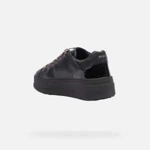 Black women's sneakers Geox Spherica Ecub-2 - Women's