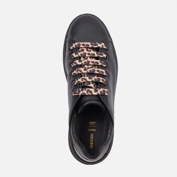 Black women's sneakers Geox Spherica Ecub-2 - Women's