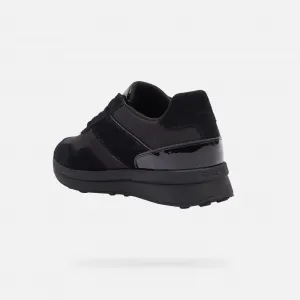 Black women's sneakers Geox Runntix - Women's