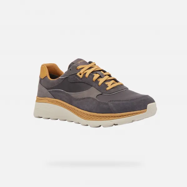 Grey men's sneakers Geox Spherica Actif X1 - Men's