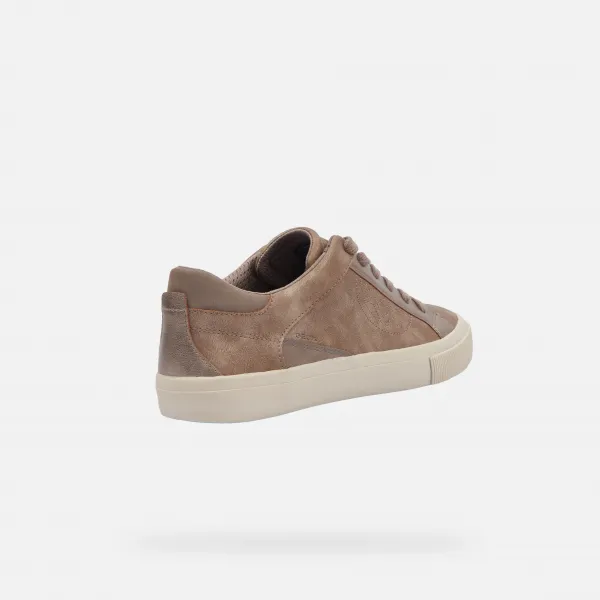 Brown women's sneakers Geox Emmeleny - Women's