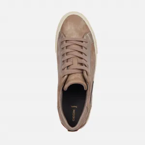 Brown women's sneakers Geox Emmeleny - Women's