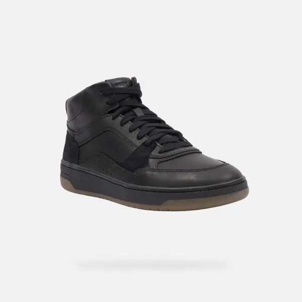 Black men's sneakers Geox Sedral Court - Men's