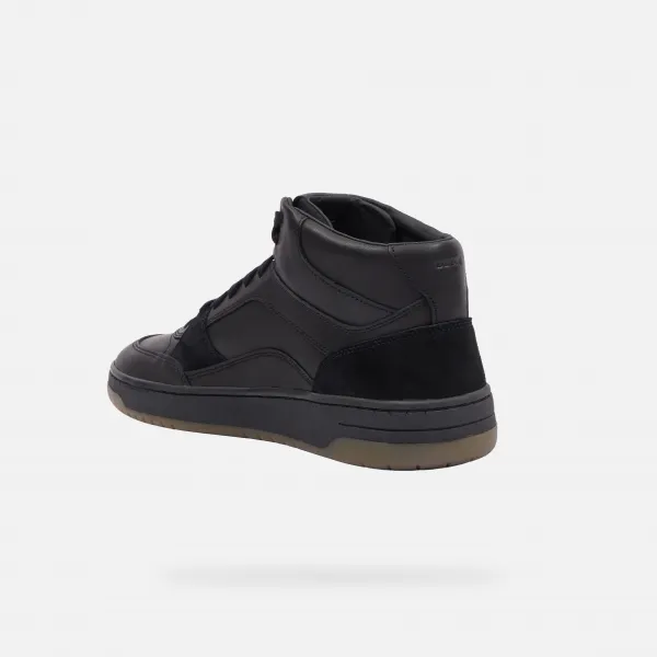 Black men's sneakers Geox Sedral Court - Men's