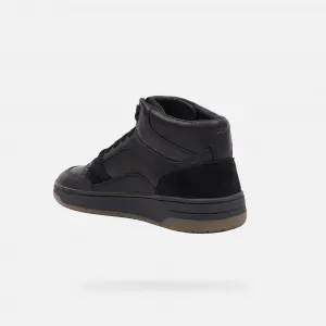 Black men's sneakers Geox Sedral Court - Men's