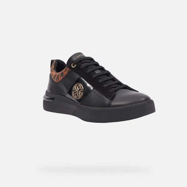 Black women's sneakers Geox Dalyla - Women's