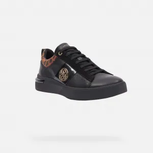 Black women's sneakers Geox Dalyla - Women's