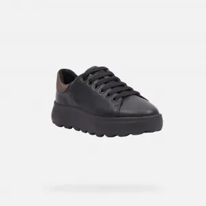 Black women's sneakers Geox Spherica EC4.1 - Women's
