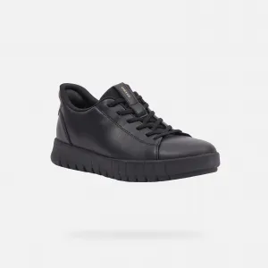 Black women's sneakers Geox Flextride Plus Fast in - Women's