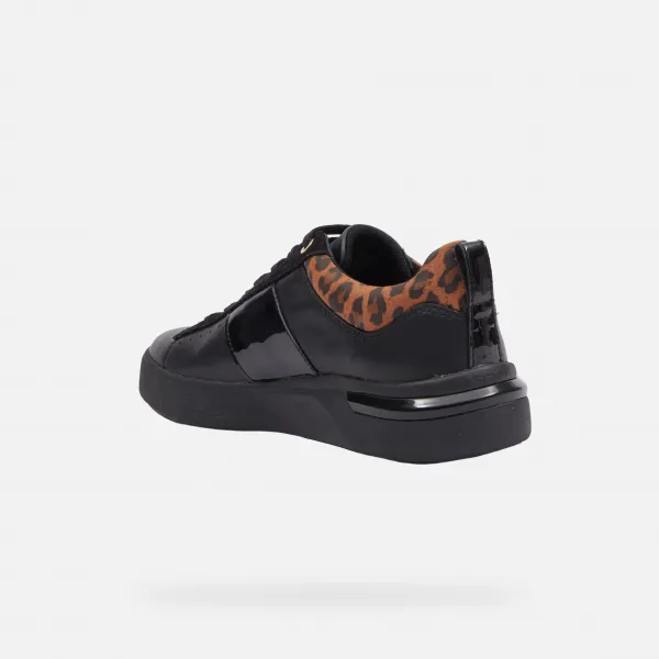 Black women's sneakers Geox Dalyla - Women's
