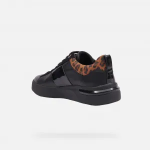 Black women's sneakers Geox Dalyla - Women's