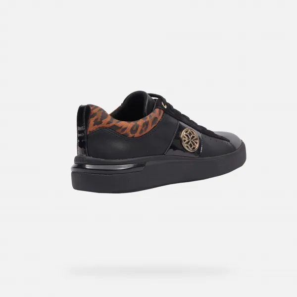 Black women's sneakers Geox Dalyla - Women's