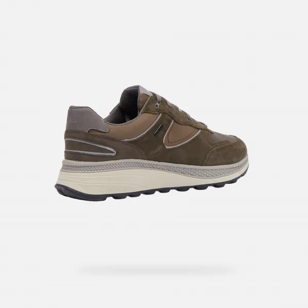 Khaki men's sneakers Geox Spherica Actif X1 - Men's