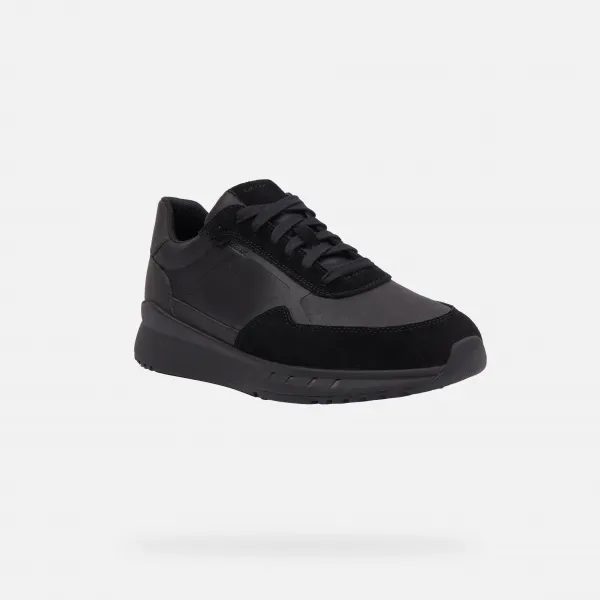 Black men's sneakers Geox Branthon - Men's