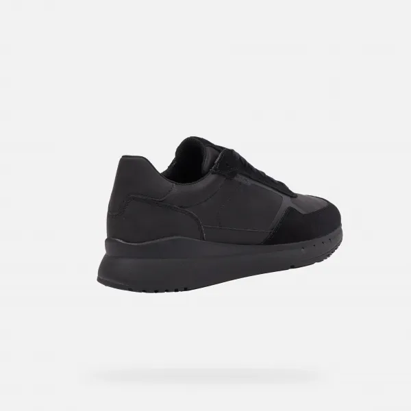 Black men's sneakers Geox Branthon - Men's