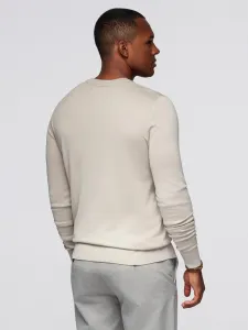 Pánsky sveter OMBRE Sweater OM-SWSW-0183 V-3ight grey