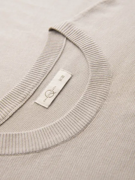 Pánsky sveter OMBRE Sweater OM-SWSW-0183 V-3ight grey