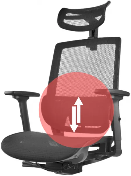 MERCURY Ergonomická kancelárska stolička TERRA JNS-103A, čierna