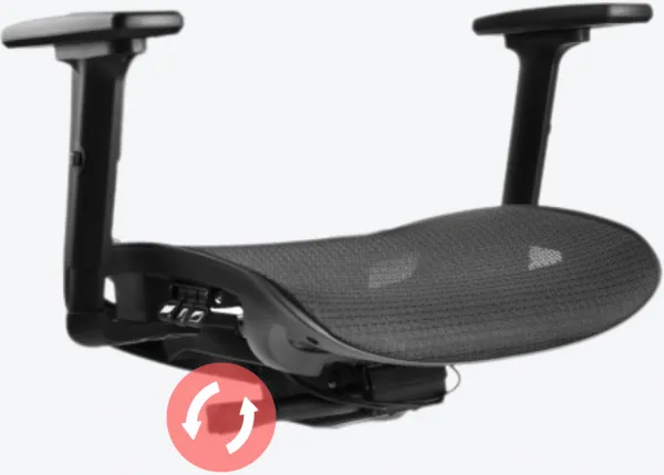 MERCURY Ergonomická kancelárska stolička TERRA JNS-103A, čierna