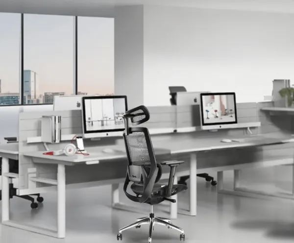 MERCURY Ergonomická kancelárska stolička TERRA JNS-103A, čierna