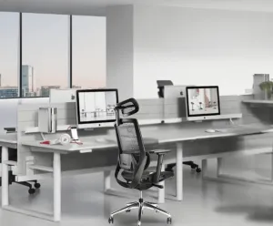MERCURY Ergonomická kancelárska stolička TERRA JNS-103A, čierna