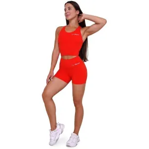 GymBeam BEAT Dámsky športový top, červená, veľkosť