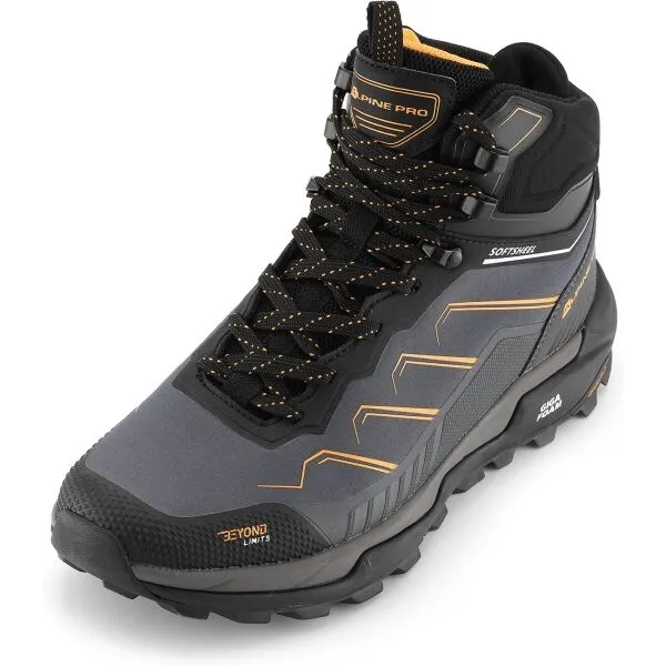 ALPINE PRO VARDON MID Pánska outdoorová obuv, tmavo modrá, veľkosť