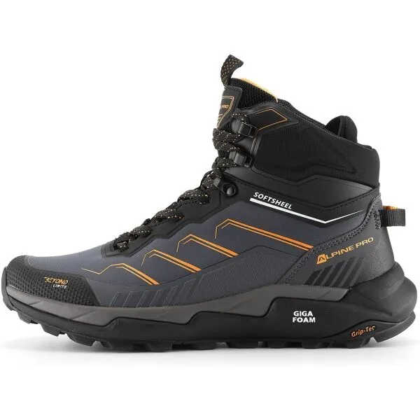 ALPINE PRO VARDON MID Pánska outdoorová obuv, tmavo modrá, veľkosť