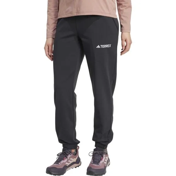 adidas W MULTI TERREX KNIT PANTS Dámske outdoorové nohavice, čierna, veľkosť