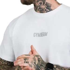 GymBeam FIT  Pánske tričko, biela, veľkosť