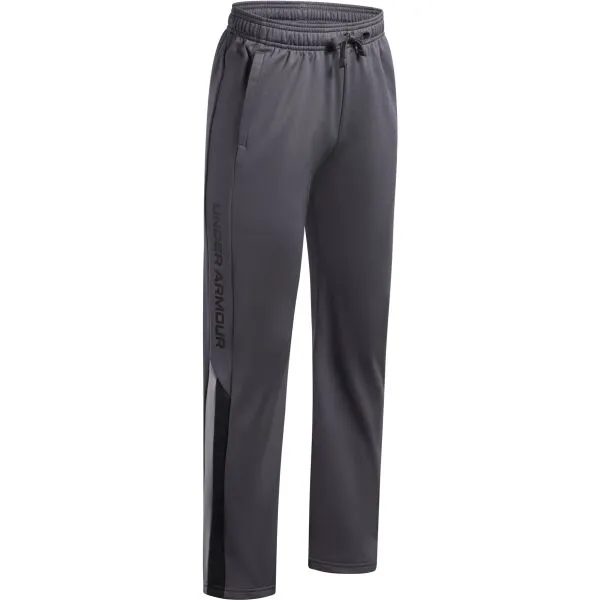 Under Armour BRAWLER 3.0 TAPERED Chlapčenské tepláky, tmavo sivá, veľkosť S