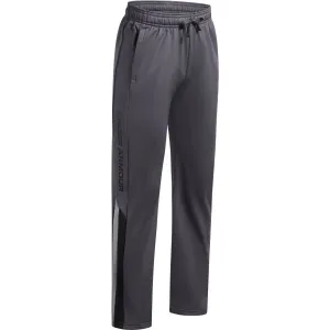 Under Armour BRAWLER 3.0 TAPERED Chlapčenské tepláky, tmavo sivá, veľkosť S
