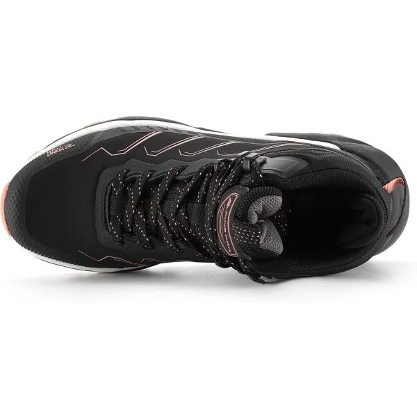 ALPINE PRO VERNIA MID Dámska outdoorová obuv, čierna, veľkosť