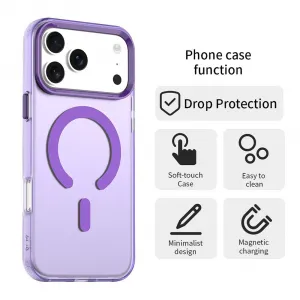 Techsuit CandyCase MagSafe, iPhone 17 Pro Max, fialové