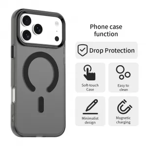 Techsuit CandyCase MagSafe, iPhone 17 Pro, čierne