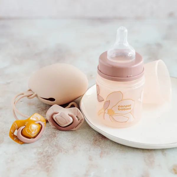 Canpol babies Light Touch Gold cumlík 0-6m Pink 2 ks