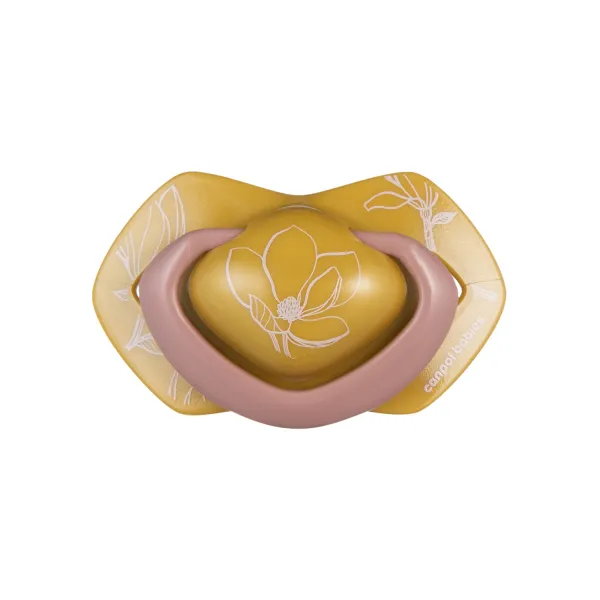 Canpol babies Light Touch Gold cumlík 0-6m Pink 2 ks