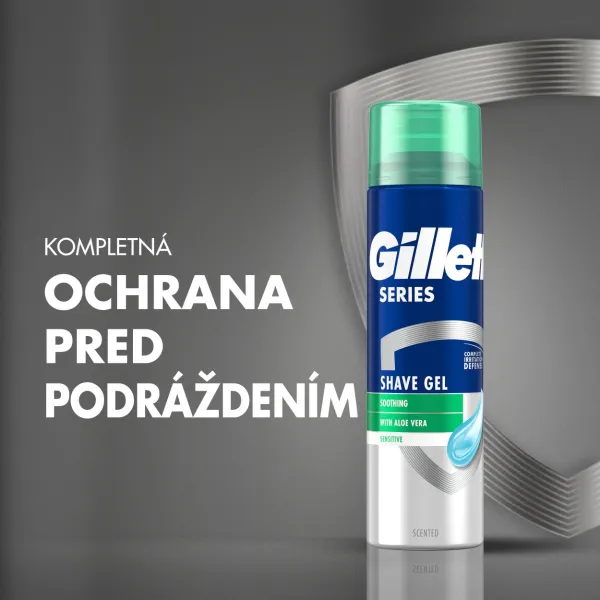Gillette Series Aloe Vera upokojujúci gél na holenie 240 ml