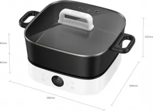 Xiaomi Multifunkčný hrniec Hot Pot 6L čierny EU BHR9704EU