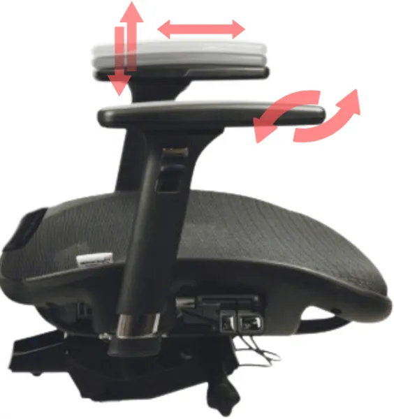 MERCURY Ergonomická kancelárska stolička TAURUS JNS-426A, čierna