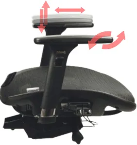MERCURY Ergonomická kancelárska stolička TAURUS JNS-426A, čierna