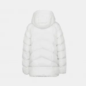 White Women's Quilted Jacket Geox Anylla - Women's