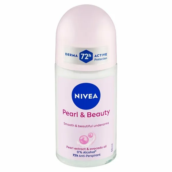 NIVEA Pearl & Beauty guličkový antiperspirant pre ženy 48h 50 ml
