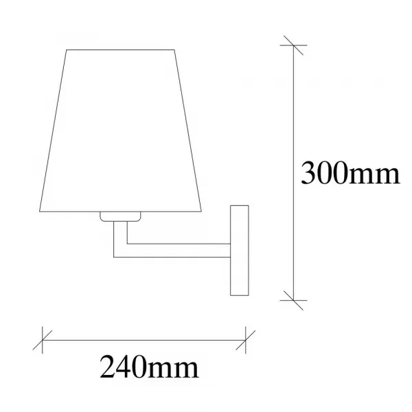 Nástenná lampa Profil - 4652