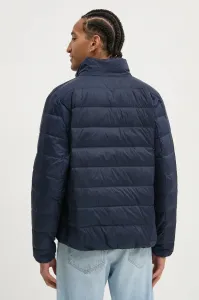 Páperová bunda Tommy Jeans pánska, tmavomodrá farba, prechodná, DM0DM20658